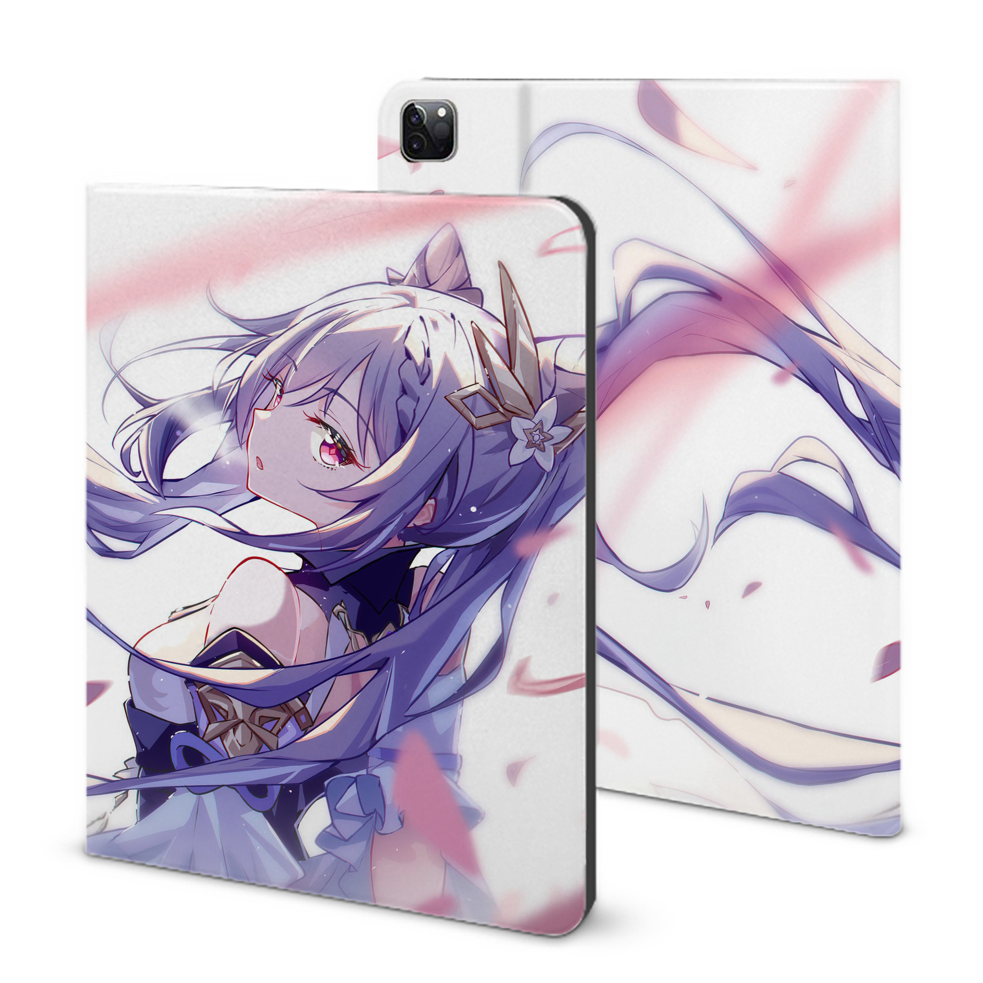 げんし神 genshin IPad ケース ブック型 PUレザー TPU 耐衝撃 軽量 薄型 ペン収納なし 全面保護 IPad 各モデル対応